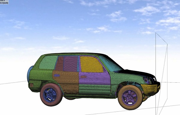 Modello FEM Toyota RAV 4 1997