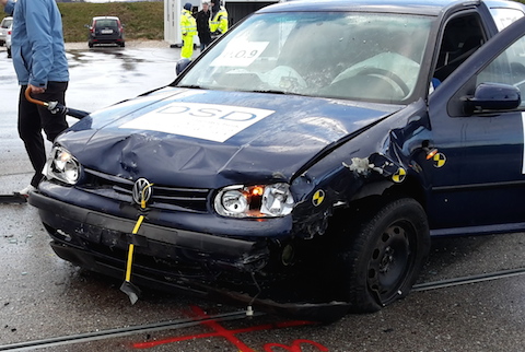 VW Golf - Crash Test DSD 2015 - Clicca per ingrandire VW Gold - Crash Test DSD 2015